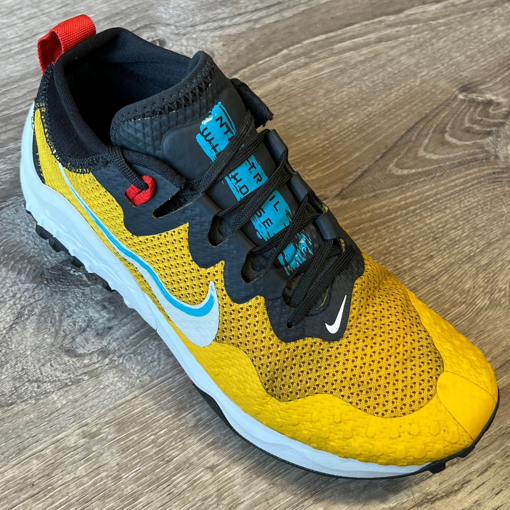 Nike Wildhorse 7 Trail Running Shoes Yellow Black CZ1856-700 Womens 8.5 Men 7